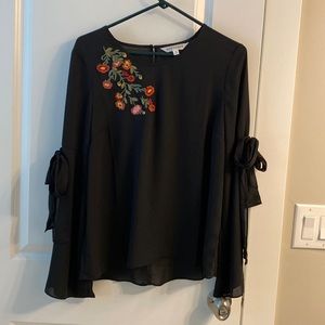 Womens DownEast long sleeve blouse